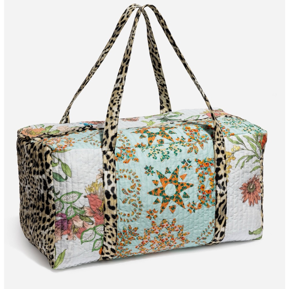 *NWT* Johnny Was Quilted Duffle Bag